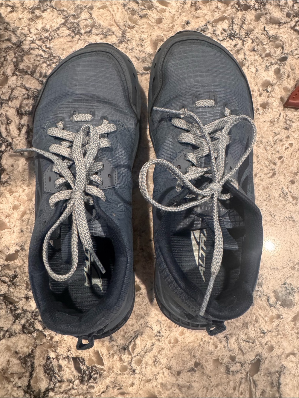 Altra women’s  Slate Blue Athletic trail Running Shoes - Picture 2 of 13